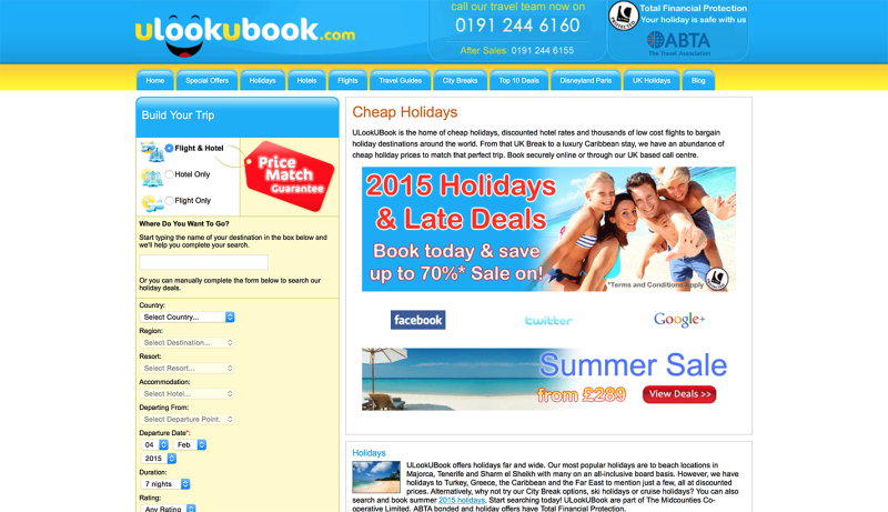 ULookUBook: Home Page